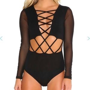Black bodysuit from iheartraves